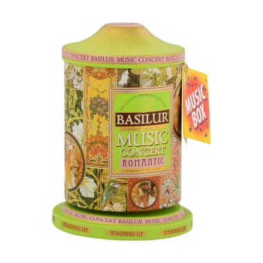 Musik box med løs te,