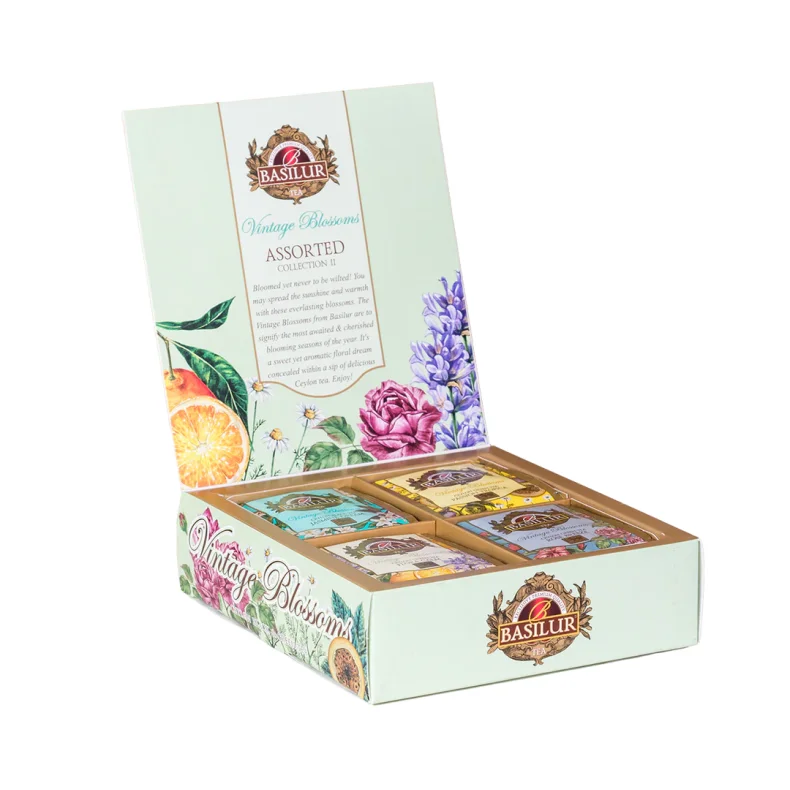 72156-Te�ske med 10  x 4 tebreve ( Frugtsmag)