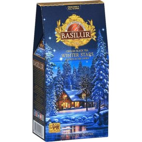 3962 Basilur sort te- vinterstjerne 75 gr