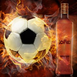 Tofka / Toffee vodka 29, 9%  med glimmer- 70 cl