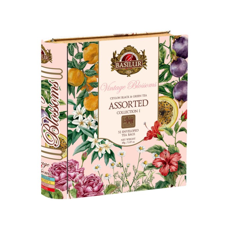 72338-Te bog Vintage blossoms 32 x 1,5 gr tebreve