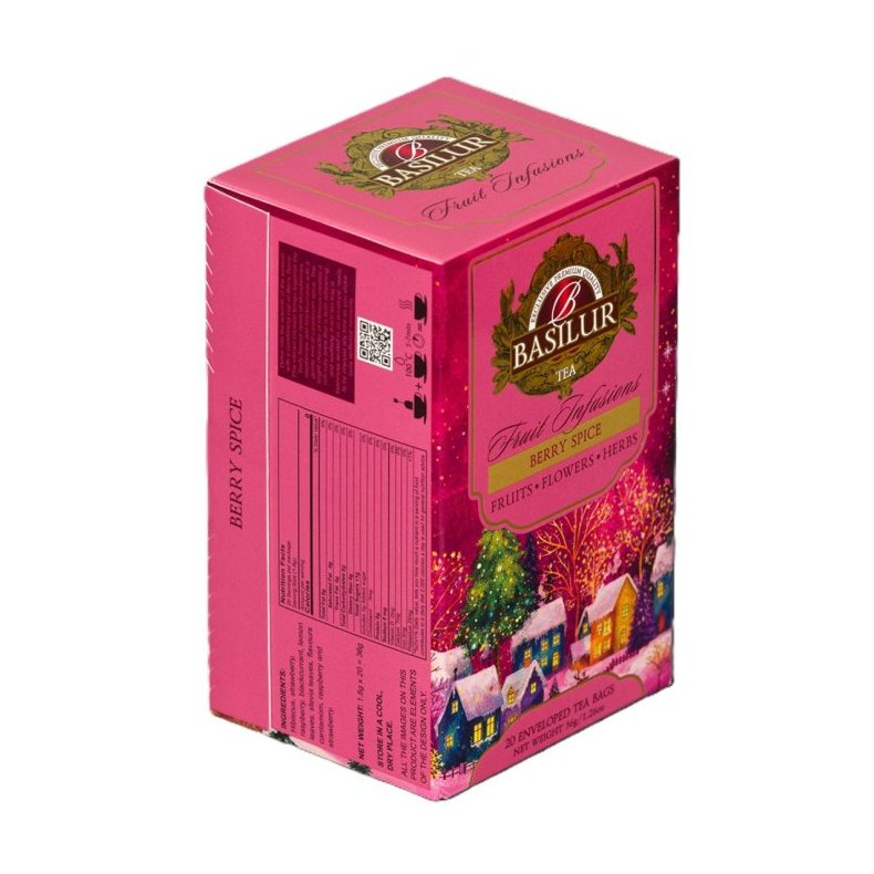 4467- Basilur Jule frugtte20 x 1,8 gr