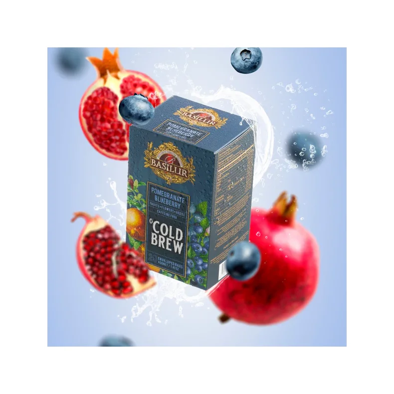 72095 Basilur Kold bryg bl�b�r-granat�ble 20 x 2 gr