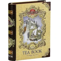 70209-7598 BASILUR TEBOG Gold Tea Book Bind II Metal L�s  sort te 100g