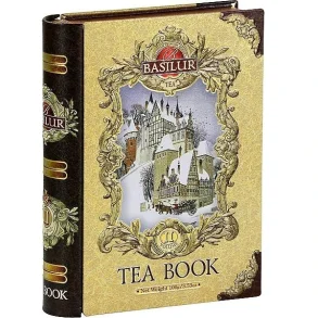70209-7598 BASILUR TEBOG Gold Tea Book Bind II Metal L�s  sort te 100g