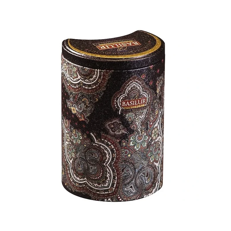 70223-BASILUR Orient Magic Nights Metal D�se 100g SORT TE med smag
