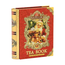 70395 BASILUR JULE TEBOG Tea Book Bind 5 R�d (Jul) 100g l�s Ceylon bladte