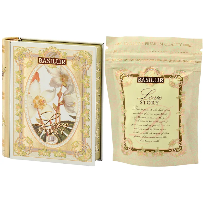 70489 BASILUR MINI TEBOG Love Story III. Pyramide Tebreve 5x2g
