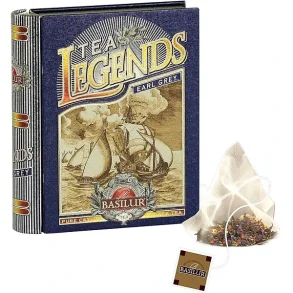 71198-7358 BASILUR TEBOG  Mini  I metal, Legends Earl Grey  Pyramide Tebreve 5x2g