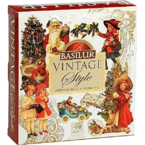 71432-3940 BASILUR Vintage Assorterede Display Gastro Tebreve 40 stk