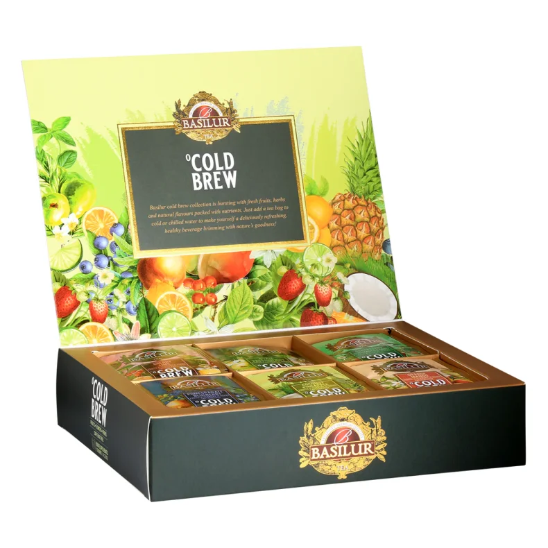 72150-3989 BASILUR Cold Brew Assorteret Display Gastro Tebreve 60x2g