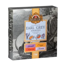 72171-Te�ske med 10 x 4 tebreve ( Earl Grey ) smag med jasmin, mandarin, lavendel og appelsin