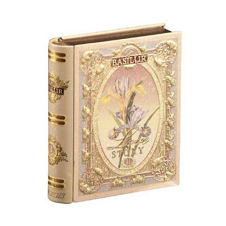 70488 Basilur tea book mini Love story ll, 5 x 2 gr pyramide tebreve