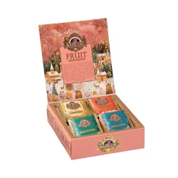 Te�ske med 10 x 4 tebreve ( Frugt infusions )