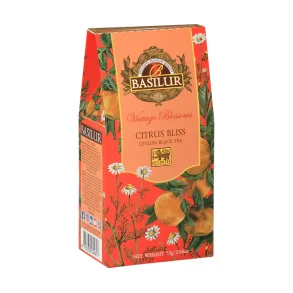 72155 BASILUR Vintage Blossoms Citrus Bliss 75g ls sort te