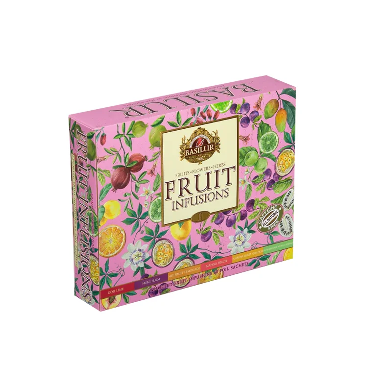 72362-4433 BASILUR Fruit Infusions -Display Gastro Tebreve 60x2g KOFFEINFRI FRUGT TE