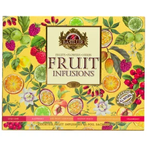 72363-4418 BASILUR Fruit Infusions - Display Gastro Tebreve 60x2g KOFFEINFRI FRUGT TE