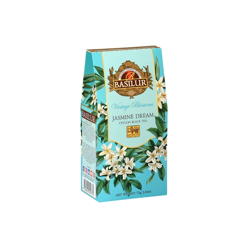 72151 BASILUR Vintage Blossoms Jasmine Dream 75g l�s sort te