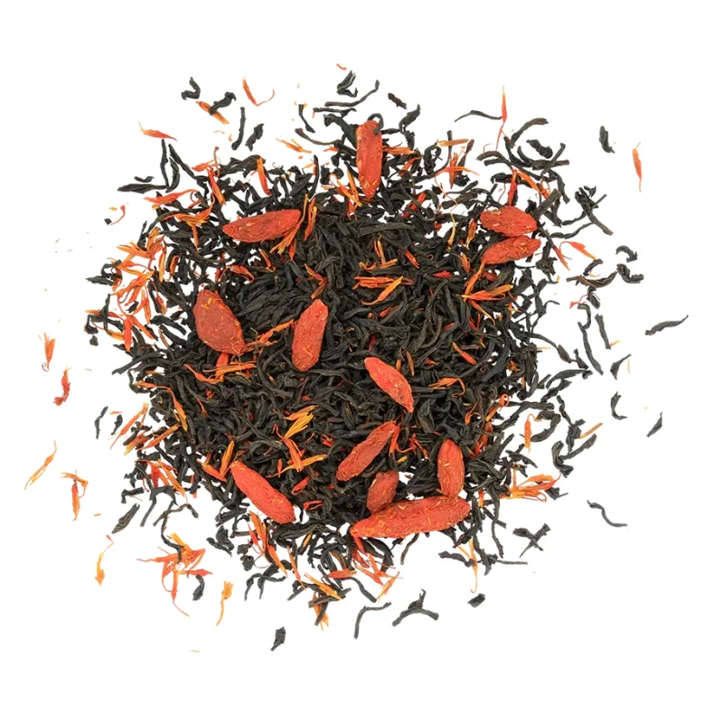 70395 BASILUR JULE TEBOG Tea Book Bind 5 R�d (Jul) 100g l�s Ceylon bladte