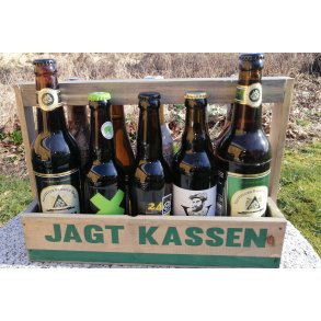 Jagtkasse med 10 x 33 cl �l