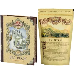 70209-7598 BASILUR TEBOG Gold Tea Book Bind II Metal L�s  sort te 100g