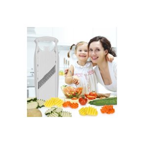 Waffel rivejern hvid- brner