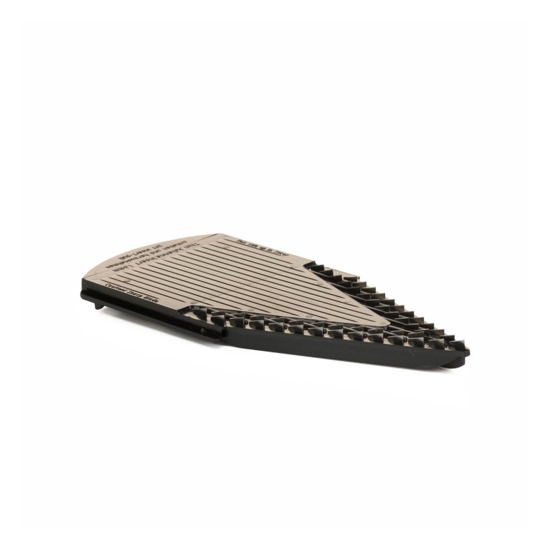 Indsatsplade  SORT 1,6 mm til V6 