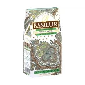 70425- Basilur  Orient White Moon refill L�s Te 100g GR�N TE (Oolong) med smag