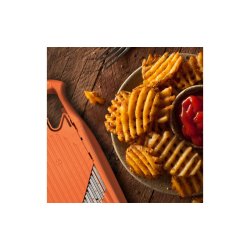 Waffel rivejern orange- brner